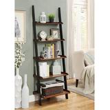 Convenience Concepts Bookcases & Bookshelves Dark - Dark Walnut & Black French Country Ladder Bookcase