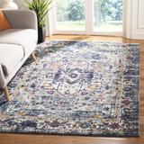 "Evoke Collection 5'-1"" X 5'-1"" Square Rug in Light Blue And Ivory - Safavieh EVK270D-5SQ"
