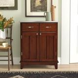 Andover Mills™ 2 Door Accent Cabinet Wood in Brown, Size 36.0 H x 29.25 W x 15.875 D in | Wayfair E4873D712DC948F7847D43C56A55C7FF