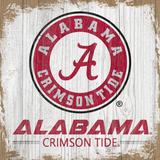 Alabama Crimson Tide 6'' x Team Logo Block