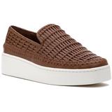 Stafford Sneaker Almond Leather - Brown - Vince Sneakers