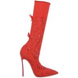 Knee Boots - Red - Casadei Boots