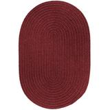 Brown/Red Area Rug - August Grove® Smyth Solid Color Handmade Red Wine Area Rug Wool in Brown/Red, Size 60.0 W x 0.5 D in | Wayfair