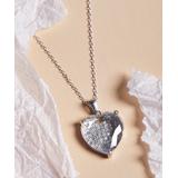 Vera & Co. Women's Necklaces - Cubic Zirconia & Sterling Silver Heart Pendant Necklace