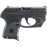 Ruger LCP Pistol 380 ACP 2.75" Barrel 6-Round Blue, Black with Viridian Red Laser