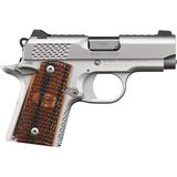 Kimber Micro 9 Raptor Pistol 9mm Luger 3.15" Barrel 6-Round Night Sights Stainless Steel Zebrawood