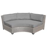 Florence Curved Armless Sofa in Grey - TK Classics Tkc055B-Cas