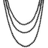 Cultured Freshwater Pearl Endless Necklace - 80 in., Women's, Black