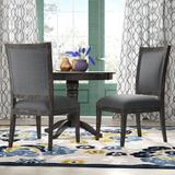 Hooker Furniture Beaumont Dining Side Chair Wood/Upholstered/Fabric in Brown/Gray, Size 41.0 H x 21.5 W x 26.5 D in | Wayfair 5751-75410-89