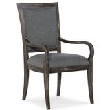 Hooker Furniture Beaumont Upholstered Dining Arm Chair Wood/Upholstered/Fabric in Brown, Size 41.0 H x 23.0 W x 25.75 D in | Wayfair 5751-75400-89