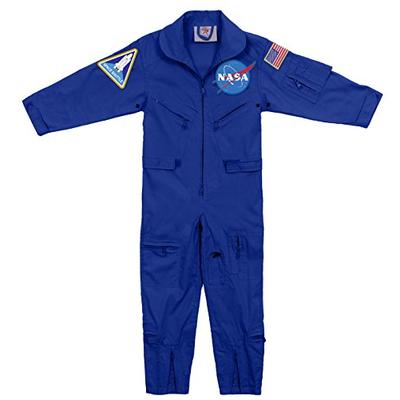 Rothco Kids NASA Flight Coveralls With Official NASA Patch, L
