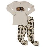 Leveret Boys UPS Truck 2 Piece Pajama Set 100% Cotton Grey 8 Years screenshot. Sleepwear directory of Clothes.