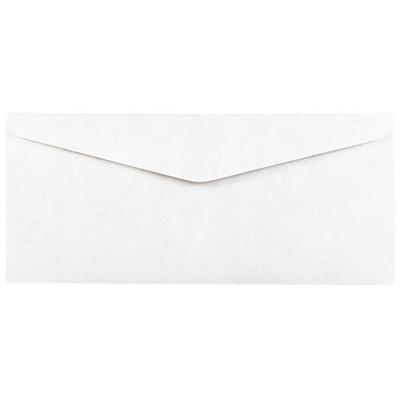 JAM PAPER #10 Business Tyvek Tear-Proof Envelopes - 4 1/8 x 9 1/2 - White - 250/Pack