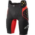 Alpinestars Bionic Pro Protektorenshorts, schwarz-rot, Größe XL