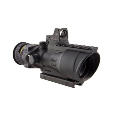 Trijicon ACOG 6 X 48 Scope Dual Illuminated Chevron .223 Ballistic Reticle, Amber