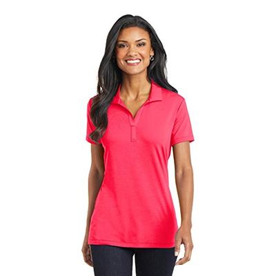 Port Authority Women's Cotton Touch Performance Polo_Hot Coral_Small