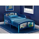 Delta Children Disney Pixar Toy Story Plastic Toddler Platform Bed Metal in Blue | 26.18 H x 29.13 W x 53.94 D in | Wayfair BB81436TY_1096