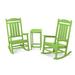 POLYWOOD® Presidential Rocker 3-Piece Set Plastic in Green | Outdoor Furniture | Wayfair PWS139-1-LI