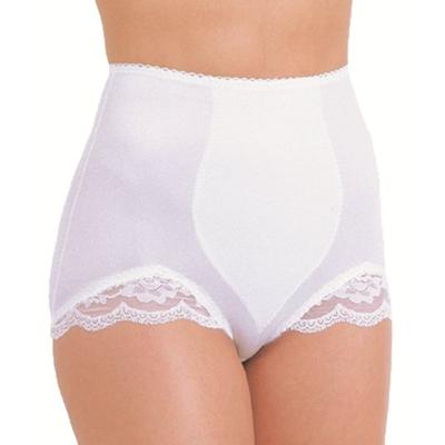 Rago Women's Plus-Size Panty V-Leg, White, 8X-Large (46)