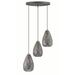 Everly Quinn Arlie 3-Light Unique/Statement Teardrop Pendant Metal in Black | 9.1 H x 13.8 W x 13.8 D in | Wayfair 989B12448A014858B6E94A0C5954090E