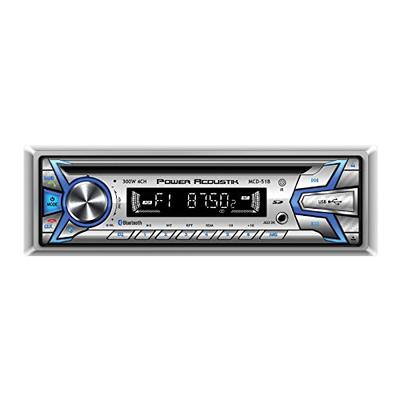 Power Acoustik MCD-51B 1-DIN CD/MP3 Receiver with AM/FM/32GB USB/Aux/Bluetooth