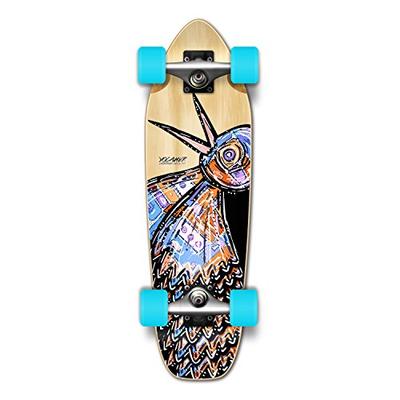 Yocaher The Bird Series: Natural Longboard Complete Skateboard - Available in All Shapes (Mini Cruis
