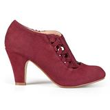 Brinley Co. Womens High Heel Round Toe Bootie Wine, 10 Wide Width US screenshot. Shoes directory of Clothing & Accessories.