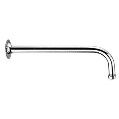 Whitehaus WHSA430-BN Showerhaus Long Solid Brass Shower Arm, 17-Inch, Brushed Nickel