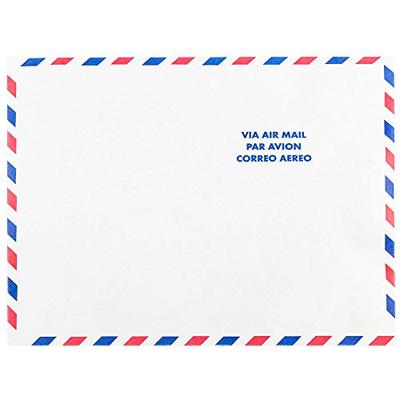 JAM PAPER Tyvek Tear-Proof Open End Catalog Envelopes - 10 x 13 - White Airmail - 25/Pack