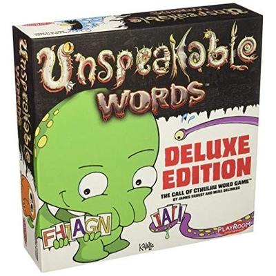 Playroom Entertainment Unspeakable Words Deluxe Edition The Call of Cthulhu Word Card Game