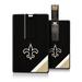 New Orleans Saints Diagonal Stripe Credit Card USB Drive