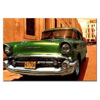 1957 Chevy Bel Air by Master's Art, 16x24-Inch Canvas Wall Art