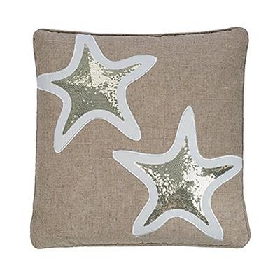 Levtex Blue Maui Appliqued Starfish Pillow