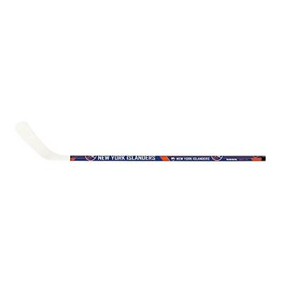 Franklin Sports New York Islanders Street Hockey Stick - 48" Fused Wood Stick w/ABS Blade - Right Sh