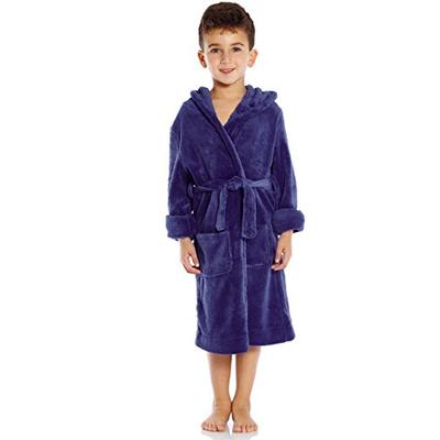 Leveret Kids Fleece Sleep Robe Royal Blue Size 4 Years