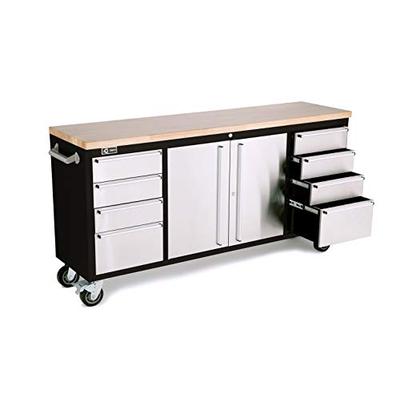 Trinity 72" Black Rolling Workbench