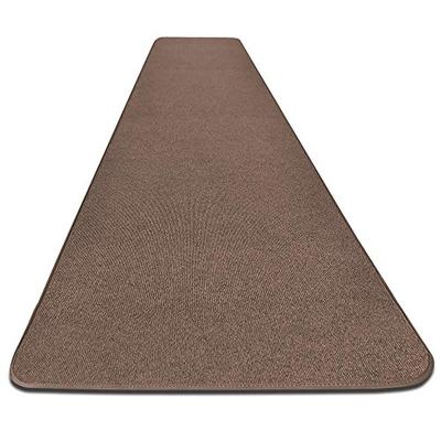 House, Home and More Outdoor Carpet Runner - Brown - 4' x 15' - Many Other Sizes to Choose From