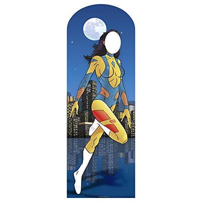 Star Cutouts SC651 Superhero Female Stand-In Cardboard Cutout Standup