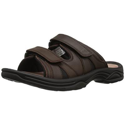 Propet Men's Vero Slide Sandal Brown 9.5 M US