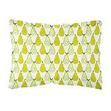 Caroline's Treasures BB5147PW1216 Pears on White Canvas Fabric Decorative Pillow, 12H x16W, Multicol screenshot. Pillows directory of Bedding.