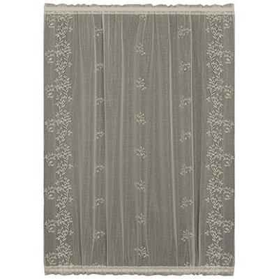 Heritage Lace Sheer Divine Door Panel, 42 by 40-Inch, Flax