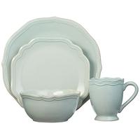 Lenox 4 Piece French Perle Bead Place Setting, Ice Blue