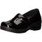 Easy Works Women's LYNDEE Health Care Professional Shoe Black Patent 7.5 M US