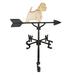 Montague Metal Products 32-Inch Weathervane with Gold West Highland White Terrier Ornament