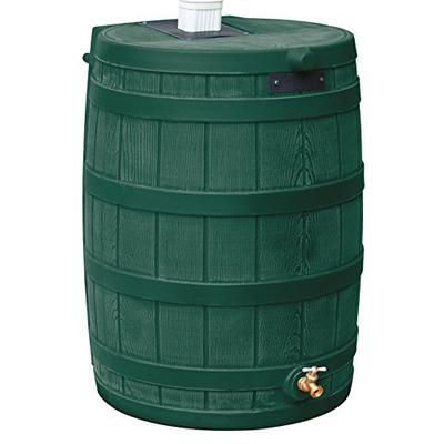 Good Ideas RW50-GRN Rain Wizard Rain Barrel 50 gallon, Green