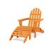 POLYWOOD® Classic Adirondack 2-Piece Set in Orange/Yellow | 35.75 H x 29 W x 35.75 D in | Wayfair PWS136-1-TA