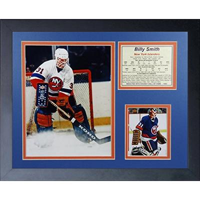 Billy Smith - New York Islanders 11" X 14" Framed Photo Collage By Legends Never Die, Inc