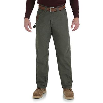 Riggs Workwear By Wrangler Men's Ripstop Carpenter Jean,Loden,36W x 32L
