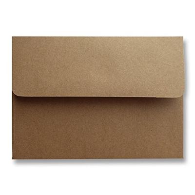Shipped Free 100 Kraft Grocery Bag Brown 70lb A2 Envelopes (4-3/8" X 5-3/4") for 4-1/8" X 5-1/2" Enc