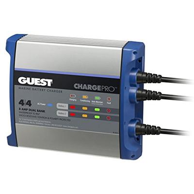 Guest 2707A ChargePro On-Board Battery Charger 8A / 12V, 2 Bank, 120V Input